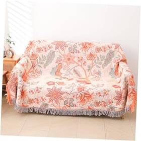 Hopstar 769047314104 Boho Throw Blanket For Bed - 100% Cotton Printed 60 Inch 80 Boho-floral B