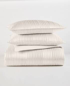 Hotel Collection 194136877183 Metallic Strie 3-piece Comforter Set