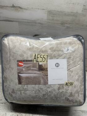 Hotel Collection 194137309973 Foglia Cotton King Comforter And Shams Set 3pc Natural New