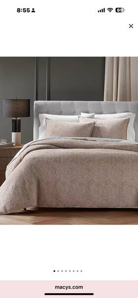 Hotel Collection 194145733432 Woodgrain 3-pc. Hazelnut Full/queen Comforter Set