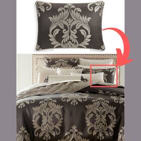 Hotel Collection 732996465715 New 135 Classic Flourish Damask 1 King Pillow Sham #456