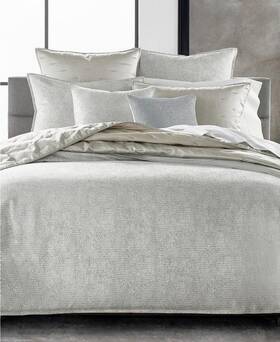 Hotel Collection 732999609819 Tessellate Silver Full / Queen Comforter Set - 500