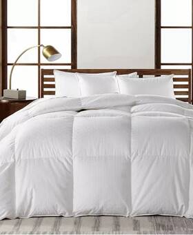 Hotel Collection 735837574164 European White Goose Down Medium Weight Twin Comforter New 780