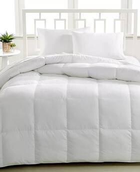 Hotel Collection 750105141428 Primaloft Luxe Down Alternative Full Queen Comforter White