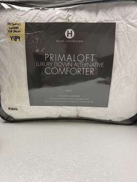 Hotel Collection 750105141435 Primaloft King Luxury Down Alternative Comforter Preowned