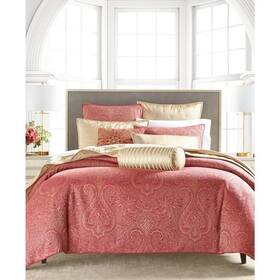 Hotel Collection 766390295456 Regal Paisley Comforter Full Queen 94x96 Polyester Cotton