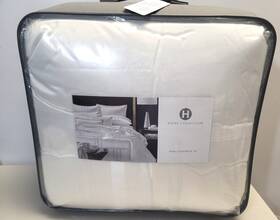 Hotel Collection 766390590490 Structure 3-pc. King Comforter Set White New