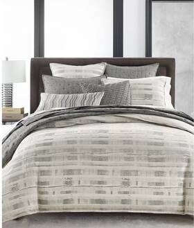 T4104083 Hotel Collection 766390842698 Broken Stripe 1-pc. Comforter Full/queen