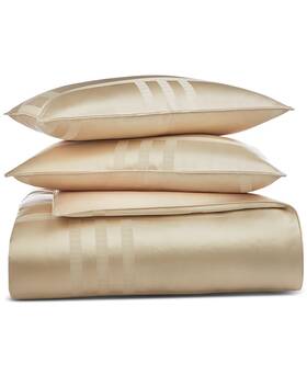Hotel Collection 766390843688 Structure 3-pc. Comforter Set Full/queen Gold