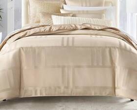 Hotel Collection 766390843718 Structure King Comforter 2 Shams Set Gold 625