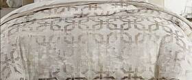 Fo02kc790 Hotel Collection Fresco Gold King Comforter Preowned