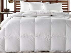 Hwgdlk03 Hotel Collection Goose Down Comforter Light Weight King New With Defects