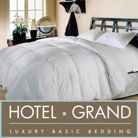 Hotel Grand 788904125592 European White Down Comforter 500 Thread Count 100% Cotton