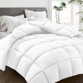 Hyleory 744759026224 All Season Queen Size Bed Comforter - Cooling Goose Down Alternative Quilted Du