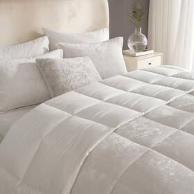 Hy3102-wk Hyprest Velvet Comforter King3 Pcs Luxury Elegant Duvetultra Soft White B