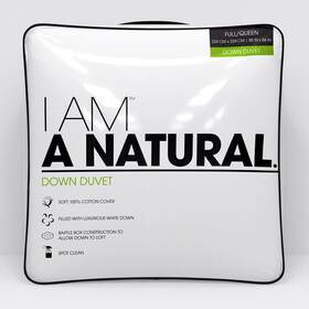 I Am 025695971299 Natural Comforter King White