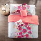 Id10-1130 Intelligent Design Elodie Comforter Set Xl Size Coral 675716903930