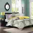 Id10-173 Intelligent Design Comforter Set Bedroom Comfort 5 Piece Full Queen Size Luxury Tanya Home New 733281415378