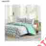 Id10-232 Id10-231 Id10-233 Chevron Design King Comforter Set 5 Piece Bed In A Bag Teal Gray White Zig Zag Bedding