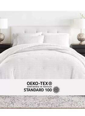 Ienjoy Home 196901119719 Waffle Textured 2-piece Comforter Set Twin/twin Xl - White