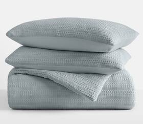 Ienjoy Home 196901119757 Gray Waffle Textured 2-piece Comforter Set Size Twin/twin Xl