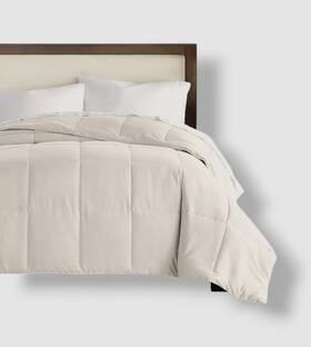 Ienjoy Home 813538023256 Ivory All Season Lightweight Down-alternative Comforter Full/queen