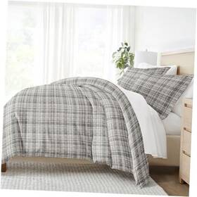 Ieh-duv-15-1 Ienjoy Home Twin Duvet Cover For Gray - Experience Hotel Twin/twin Xl Polkadot