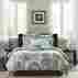 Ii10-090 Ink Ivy Comforter Set King Size Bedding Machine Washable Modern Design New 733281463393