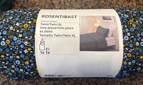 405.778.39 Ikea Rosentibast Twin/twin Xl Comforter And Sham Multicolor Floral 405.778.39-new
