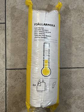 Ikea 504.574.69 Brand New Fjallarnika Full / Queen Comforter Light Warm