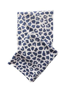 704.931.69 Ikea Pr Kvastfibbla Pillowcases Blue Wht Animal Print Leopard Cheetah Std Cotton