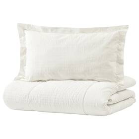 705.348.48 Ikea Karnmott Comforter Set With Pillowcases King Size 100% Cotton