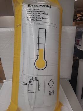 804.570.19 Ikea Smasporre Comforter Light Warm Full/queen Measures 86 Inch X 218cm