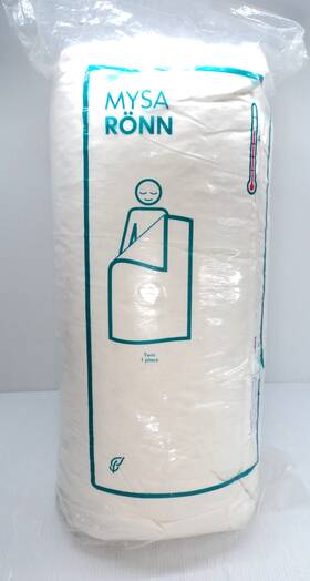 901.335.00 Ikea New Mysa Ronn Down And Feather Duvet Comforter Insert Level 4 - Twin 64x86