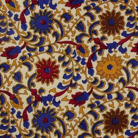 8541805635 India Arts Indian Bedspread Cotton Sunflower Print 70 Inch X 106 Yellow