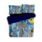 Boh1 Indianmulti001 Indian Multi China Color Elephant Bedding Set Bohemian Mandala Duvet