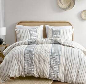 Ink Ivy 022164200768 Imani 3-pc. Comforter Set Full/queen Navy