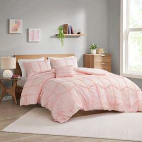 Intelligent 086569779663 Design Jayla Geome Pink Full/queen