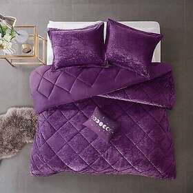79952401 Intelligent Design 3pc Twin/twin Extra Long Alyssa Velvet Comforter Set Purple