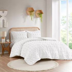 88095911 Intelligent Design 2pc Twin/twin Extra Long Elise Clip Jacquard Comforter Set