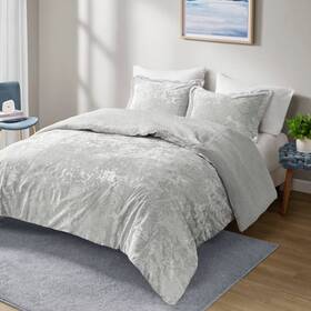 89915954 Intelligent Design Full/queen Arabella Crushed Velvet To Sherpa Soft Reversible Teen Comforter