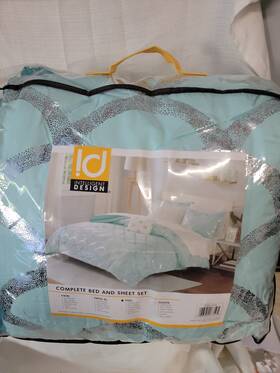 Id10-1574 Intelligent Design New Complete Bedding And Sheet Set Full
