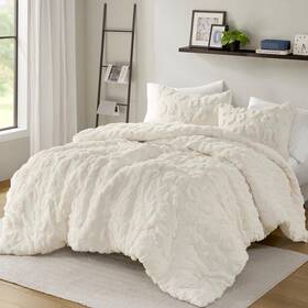 Id10-2419 Intelligent Design Queen Comforter Set Chenille Tufted Animal Print Pattern Comforters Siz