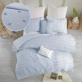 Uh10-2155 Intelligent Design Matching Shams Pillows Cotton Comforter Set-jacquard 7pc King