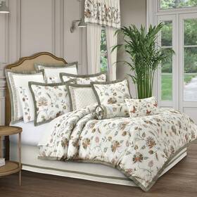 J Queen New York 193842145623 J. Athena Comforter Set 4pc. Harvest