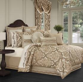J. Queen New York 193842151105 Gold Coast Sand Comforter Set 4pc
