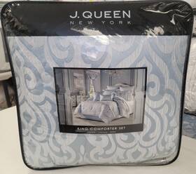 2753123kcs J Queen New York Astoria 4-pc. Comforter Set King - Powder Blue