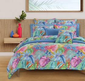 2886047fqcms J Queen New York Hanalei Tropical Hawaii Comforter Set-king
