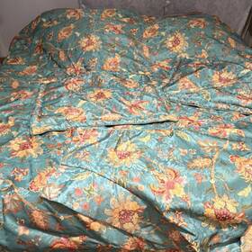 Ut-2391 J. Queen New York Standard Comforter Set Floral Teal 100% Polyester