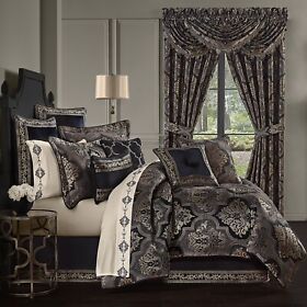 2643045qcs J Queen Windham Black 4-piece Comforter Set In